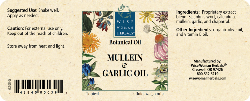 Mullein and Garlic Oil