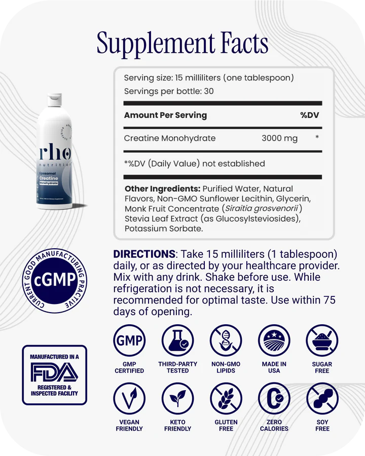 Liposomal Creatine Monohydrate