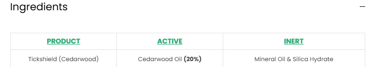 Cedarcide Tickshield Extra Strength