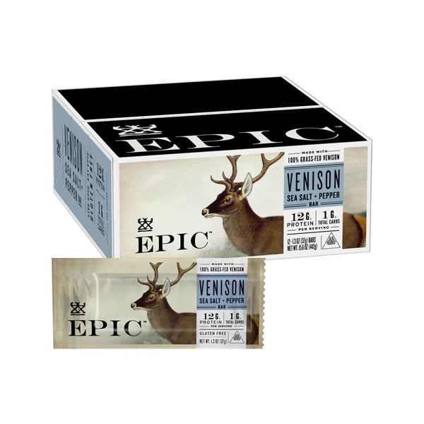 Venison Sea Salt + Pepper Bar