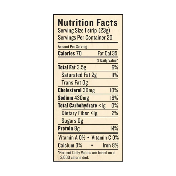 EPIC Venison Sea Salt + Pepper Snack Strip