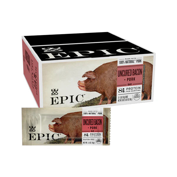 EPIC Uncured Pork + Bacon Bar