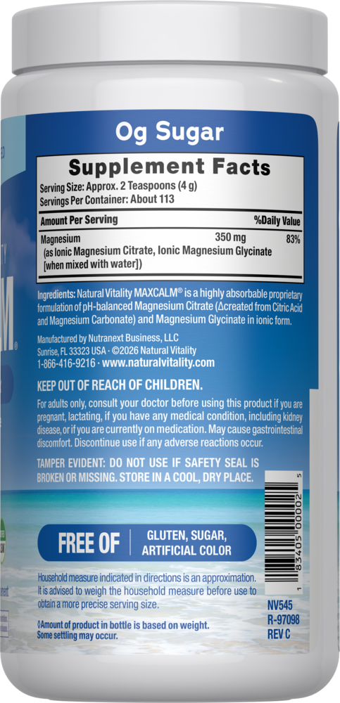 Natural Calm Magnesium Powder