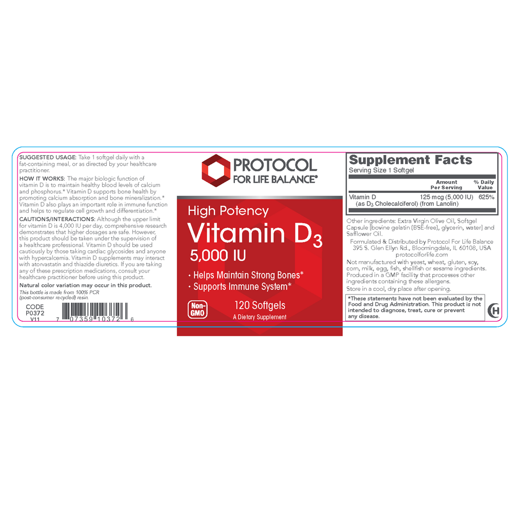 Vitamin D3 5000 IU