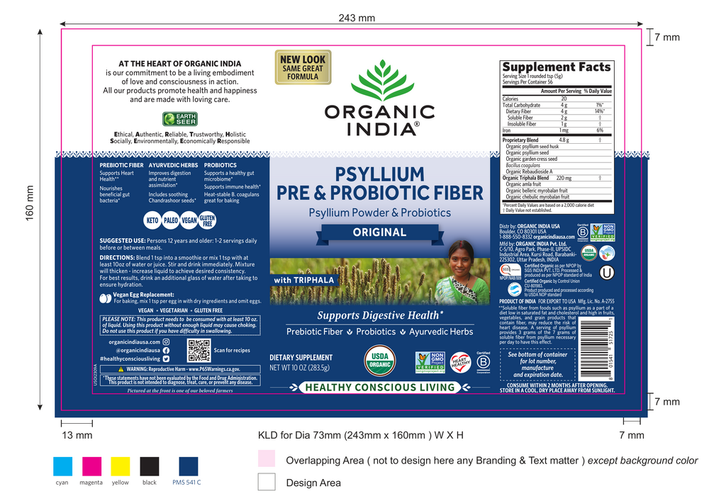 Psyllium Pre & Probiotic Fiber
