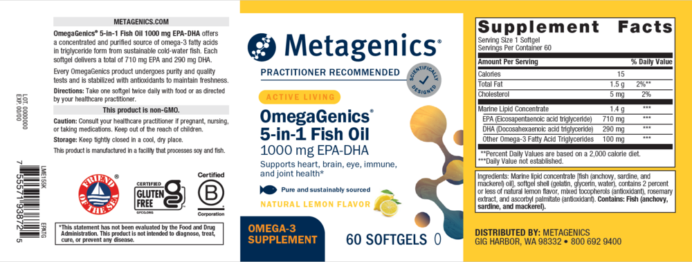 Omegagenics EPA-DHA 1000