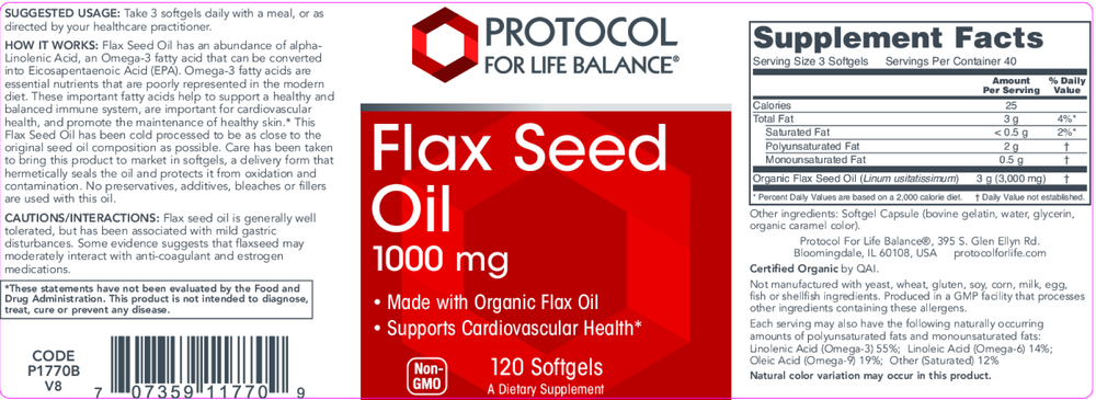 Flax Seed Oil