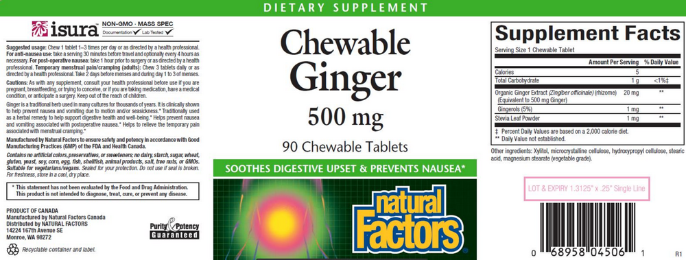Chewable Ginger