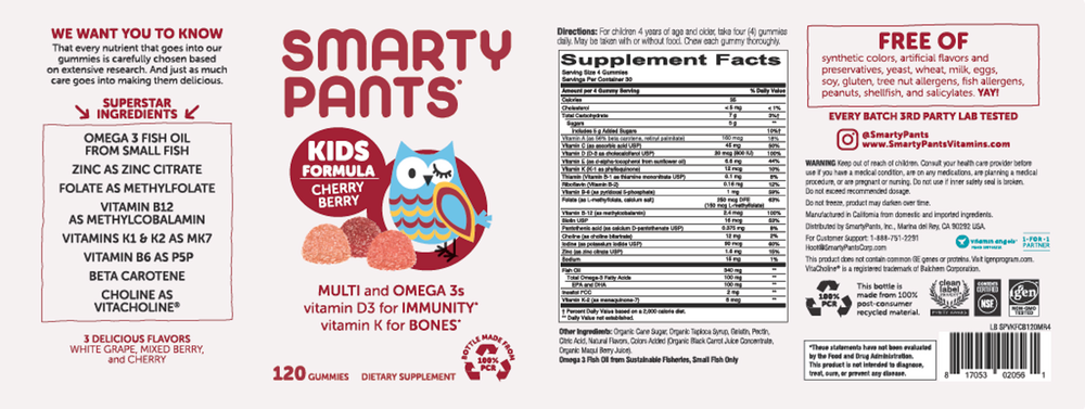 Smarty Pants Multi Kids Formula